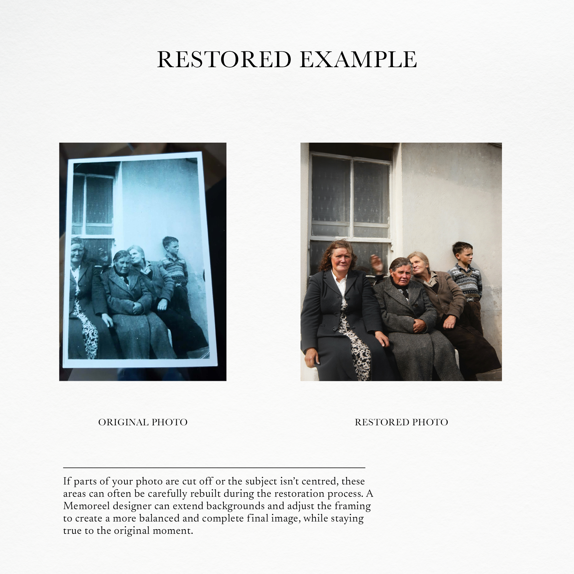 PHOTO RESTORATION